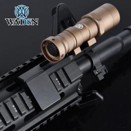 Scopes WADSN 45 ° Offset Adaptive Adaptive Light Mountting for SF M600 M300 Tactical Flash Lampy AirSoft Mount Base 20 mm Picatinny Rail Hunting
