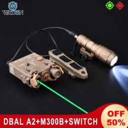 Scopes wadsn airsoft dbal a2 mini rood groen laser gericht jagen sf tactische flashligh peq dbal a2 laser zicht met picatinny qd mount