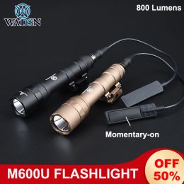 Scopes WADSN M600 M600U Surefir 800Lumens High Power Hunting Scout Light Airsoft SF M600U Lampe de poche Torche de chasse extérieure 20 mm