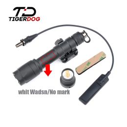 Scopes Wadsn SF Metal M600B M600C lampe de poche + autocollant magique + interrupteur de moment ajuster 20 mm Picatinny Rail Hunting Arme Scout Light