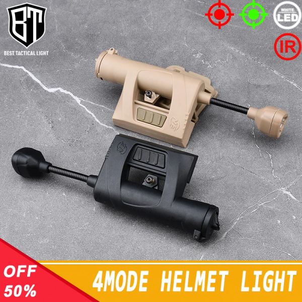 Scopes wadsn tactical casque Light Charge 4 modes Green Red Ir Laser LED AIRSOFT CASHET FAST Énergie SCOUT Scout Hunting Accessoire