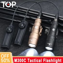 Scopes wadsn tactical sf m300a m300c puissant lampe de poche puissante Airsoft Hunting Rifle Gunweapon Scout Light Fit 20 mm Rail AR15 ACCESSOIRES