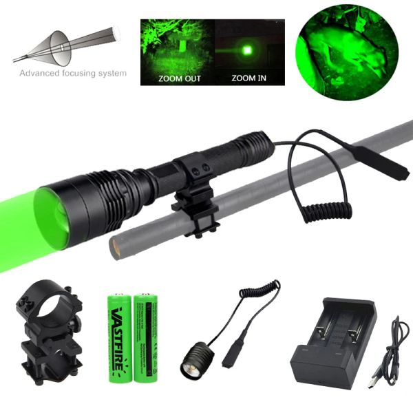 Scopes Zoomable Green Hunting Focal Focus Focus Arme Tactical Light With Remate