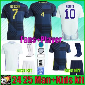 Schotland 24 25 Soccer Jersey 2024 2025 Schotse National Team voetbalshirt thuis weg 150e verjaardag Special Robertson Dykes Man Shirts Kids Kit Set