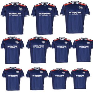 Schotland 87 89 Dundee F.C.Hot Sales Soccer Jerseys Retro 1987 1989 The Dee Football Shirts The Dark Blues Men Uniforms