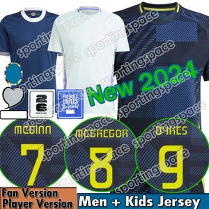 Schotland voetbalshirt 2024 Euro Cup Scottish 24 25 National Team Soccer Jersey Kids Kit Set Home Away 150 -jarig jubileum Strip Men Top Plus Size 4xl Robertson 2025