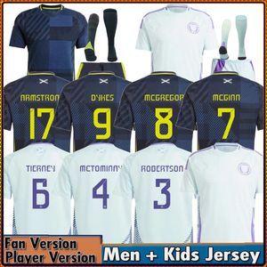 Scotland Football Shirt 24 25 Euro Cup Scottish Strip Soccer Jersey 4xl 2024 2025 National Team Kids Kit Kit Special Robertson Dykes Christie McGregor Adams Tierney