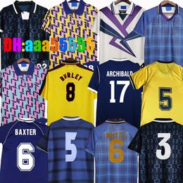 Schotland voetbal shirt retro Scottish Vintage Classic Soccer Jerseys Men's Top Home weg marineblauw 78 87 88 89 91 82 93 94 96 98 00 02 1998 2000 2000 2002 Dalglish McCoist