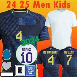 Schotland voetbalhirt tierney voetbalshirts 24/25 150e Robertson McTominay McGregor Dykes Adams shirt weg nationaal team Christie Armstrong Fraser Uniform