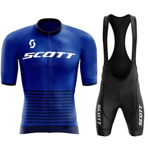 SCOTT Maillot de cyclisme Ensemble Classique VTT Cyclisme Cuissard Kit Réfléchissant Vêtements De Vélo Personnalisés Vêtements De Vélo Maillot Ciclis 240119