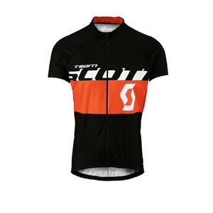 SCOTT Pro team Maillot de cyclisme à manches courtes pour hommes Chemises de course sur route Équitation Hauts de vélo Respirant Sports de plein air Maillot S21041982