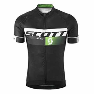 SCOTT Pro team Ciclismo de manga corta para hombre jersey Camisetas de carreras de carretera Montar en bicicleta Tops Transpirable Deportes al aire libre Maillot S21041934