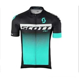 SCOTT Pro Team Maillot de cyclisme à manches courtes pour hommes Chemises de course sur route Équitation Hauts de vélo Respirant Sports de plein air Maillot S21041945