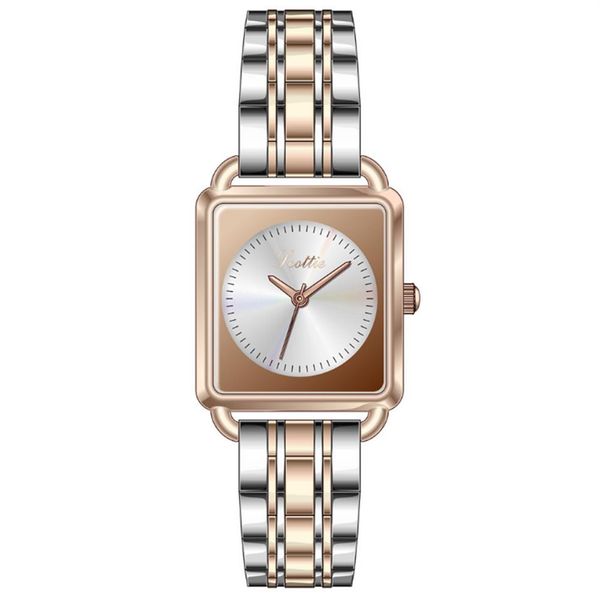 Scottie Brand 24 26MM Cadran Rectangle Grace Girls Montre Quartz Femmes Montres Multicolore Choix Bande En Acier Inoxydable Déesse Braceletw260n