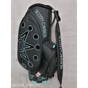 Scotty Putter Outdoor Bags Designer golftas Stand Man Woman Hoogwaardige Cameron Golf Bag Professional Sports Fashion Club Scotty Pu Matte Golf Bag 537