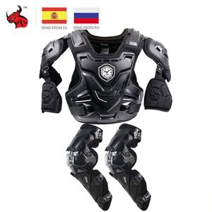 SCOYCO Motorjas Body Armor Motocross Borst Rugbeschermer Motocross Off-Road Racing VestMotorfiets Kniebeschermer 240227