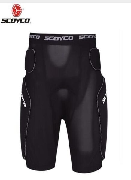 Scoyco P01 Pantalon d'armure de moto Motobike Bicycle Breathable Ass Riding Racing pantalon Motocross Shorts Protector2974386