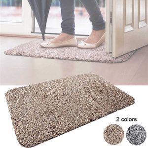 Schraapdeur Matten Outdoor Indoor Dillt Trapper Mat Stofbestendige Anti Slip Doomat voor toegangsdeur Tapijt Vloermat Entry RUG 210727