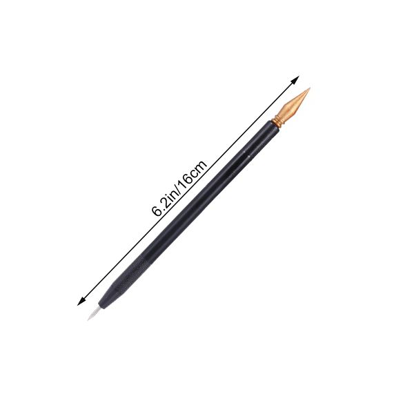 Scratch Pen Stylus Peinture Paper outils de gravure Scratching Set Scraper Drawing Sticks Tool coloriage outil en bois Stick Sketch