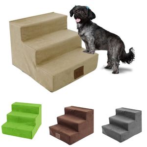 Grattoirs 3 couches pour animaux de compagnie, escaliers pour chien, maison pour chien, échelle de rampe, échelle d'escalade portable pour petit chien, chat, animal de compagnie 30 x 38 x 40 cm