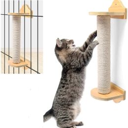 Grattoirs 53cm colonne à gratter pour chat cadre d'escalade pour chat jouets pour animaux de compagnie planche à gratter chaton mural griffoir arbre en sisal