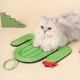 Scratchers Cactus Kat Scratcher Pad Sisal Avocado Aubergine Antikras voor Katten Bank Meubelbeschermer Kitten Schraper Mat Voor Huisdier Tapijt