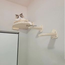 SCRAYERS CAT CORNE HAMMOCH avec 2 ou 3 étapes réglées pour les étagères murales des chats intérieurs et les planches de pas meubles pour chaton pour chaton