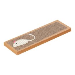 Scratchers Cat Flat Flat Rangeing Toqule Scratch Resistente Toy Toy Cardboard Cardboard Scratcher Carton Garning Claws para jugar descanso