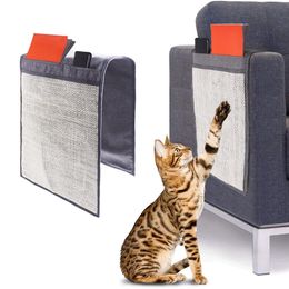 Tapis à gratter en Sisal naturel pour chat, housse de Protection pour meubles, escalade pour chaton, tapis d'entraînement à gratter, Protection de canapé