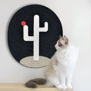 Scratchers Cat Krabpaal Nest Kitten Claw Grinder Muursticker Krasbestendig en chipvrij Geïntegreerde Cat Claw Plate Dierbenodigdheden