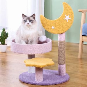 Scratchers Cat Tower Vierlaags Kat Klimrek Katten Boomhuis Springboom Sisal Scratcher voor Katten Krabpaal Kitten Krasspeelgoed