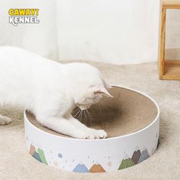 Scratchers CAWAYI KENNEL Huisdier Kat Papier Schraper Board Kitten Krabpaal Voor Katten Scratcher rascador gato drapak dla kota grattoir chat