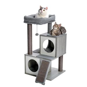 Grattoirs livraison domestique arbre à chat Condo maison griffoir drôle griffoir arbre d'escalade jouet pour chats chaton activité maison pour animaux de compagnie nid