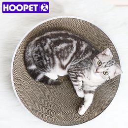 Grattoirs HOOPET chat chaton gratter pour chaton planche griffoir tapis de lit griffes soins jouets ondulé griffoir chat jouet d'entraînement