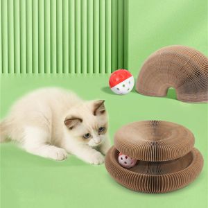 Rascadores, órgano mágico, juguete para gatos, rascador para gatos, tablero para rascar, poste rascador corrugado redondo, juguetes para gatos, garra de molienda, accesorios para gatos