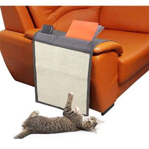 Grattoirs pour animaux de compagnie chat ruban anti-rayures ruban anti-rayures protecteurs de canapé pour chat meubles sisal griffoir tapis gardes coussins de Protection de canapé