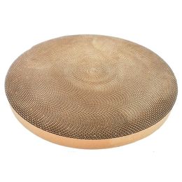 Scratchers Round Cat Scratcher Catboard Cardboard Scratcher para almohadilla interior para suministros de mascotas de gatos pequeños y medianos