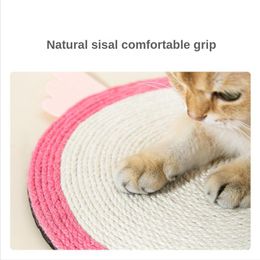 Scratchers Sisal Cat Scratch Pad Kattenschrapers Aanbieding Krabhuis Wasbaar Hangende muur Huisdiervloeren Cartoon vorm Accessoires Speelgoedboom