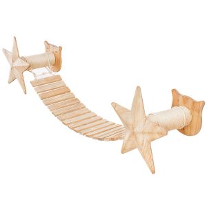 Grattoirs muraux en corde de sisal pour chat, cadre d'escalade, planche d'escalade, arbre à chat, maison, tour de lit, colonne, plate-forme murale pour chat, meubles pour animaux de compagnie