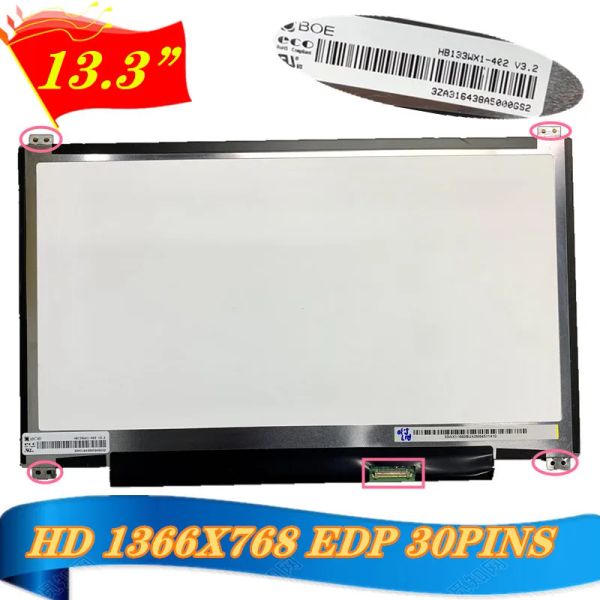 Écran 13,3 pouces Matrix LCD N133BGEEAB HB133WX1402 B133XTN01.3 M133NWN1 R3 pour Acer V3371 MS2392 Affichage d'écran LCD pour ordinateur portable 30pin