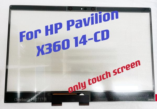 Écran 14 '' Appuyez sur HP Pavilion X360 14CD Écran tactile 14cd 14 CD Series Ordinateur d'ordinateurs portables Numériseur de remplacement de l'écran tactile 14MCD