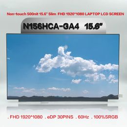 Scherm 15.6 '' FHD Laptop LCD -scherm Uitgebreide N156HCA GA4 FIT NV156FHM N4R 500 LUMINANCE 100%SRGB FHD Display Matrix 1920*1080 EDP 30Pin