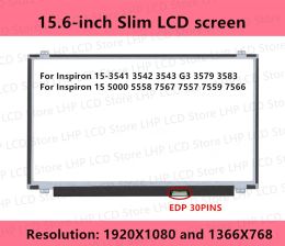 Scherm 15,6 inch IPS voor Dell Inspiron 153541 3542 3543 G3 3579 3583 15 5000 5558 7567 7557 7559 7566 Laptop LCD -scherm Display Matrix