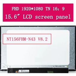 Scherm 15.6 "Slim LED -matrix NT156FHMN62 V8.2 Laptop LCD -schermpaneel Display 1920*1080 FHD 30PINS EDP