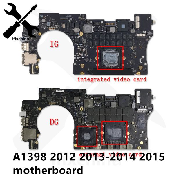 Écran 20122015 A1398 Carte mère pour MacBook Pro Retina 15,4 