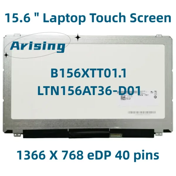 Écran B156XTT01.1 LTN156AT36D01 pour Dell Inspiron 3000 153541 3542 3543 5547 5548 Matrice LCD 15.6 '' Affichage de l'écran tactile d'ordinateur portable