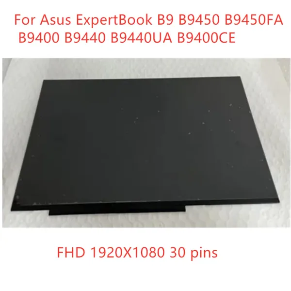 Écran FHD 1920x1080 IPS 30pins EDP pour ASUS Expertebook B9 B9450 B9450FA B9400 B9440 B9440UA B9400CE