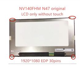 Écran pour BOE NV140FHMN47 NV140FHM N47 Matrice d'écran LCD pour ordinateur portable 14.0 "FHD 1920x1080 30pin Matte IPS Écran
