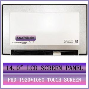 Écran pour Dell Latitude 5410 B140HAK03.1 LP140WFBSPH1 avec numériseur tactile Affichage de l'écran de l'ordinateur portable Matrice d'écran 1920x1080 40