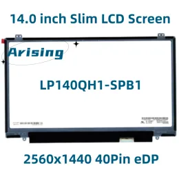 Écran LP140QH1 SPB1 (SP) (B1) LP140QH1SPB1 Panneau d'écran LCD LCD Affichage 2560 * 1440 pour ThinkPad X1 Carbon 04x3923 00HN826 Matrix